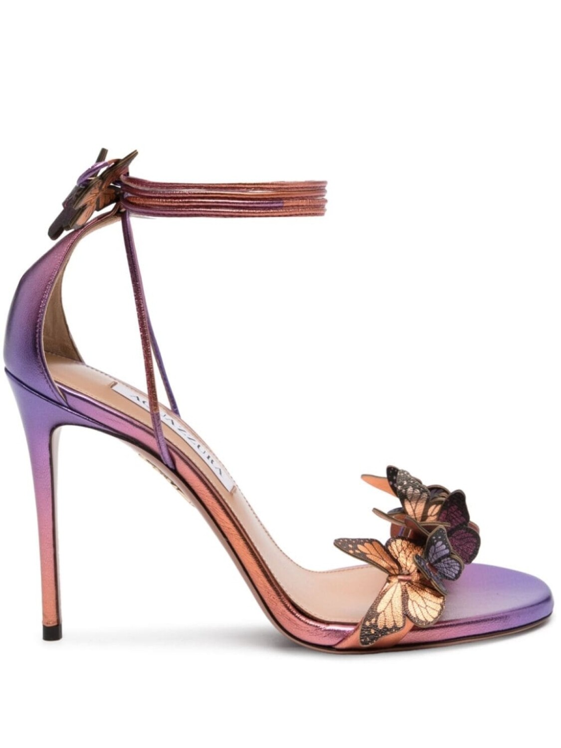 

Aquazzura босоножки Papillon 105, розовый