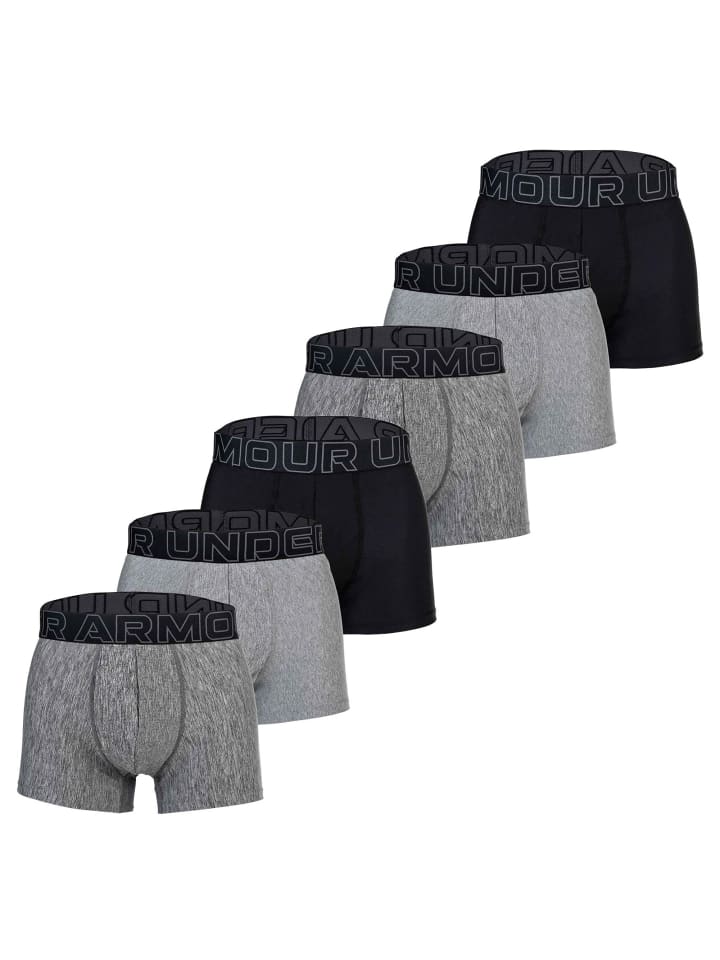 

Under Armour Боксерские шорты, комплект из 6 штук, серо-черного цвета