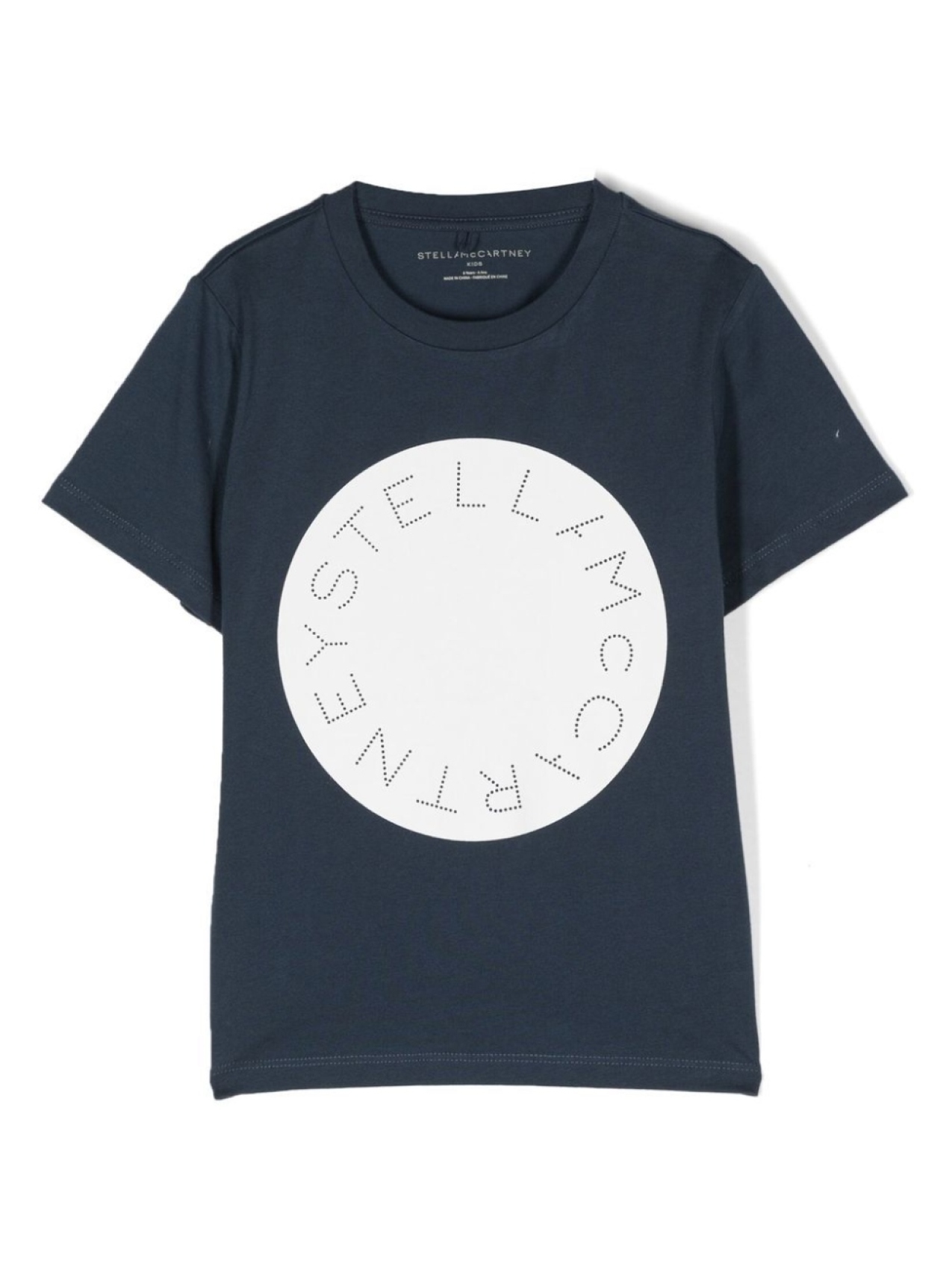 

Stella McCartney Kids футболка с логотипом, синий