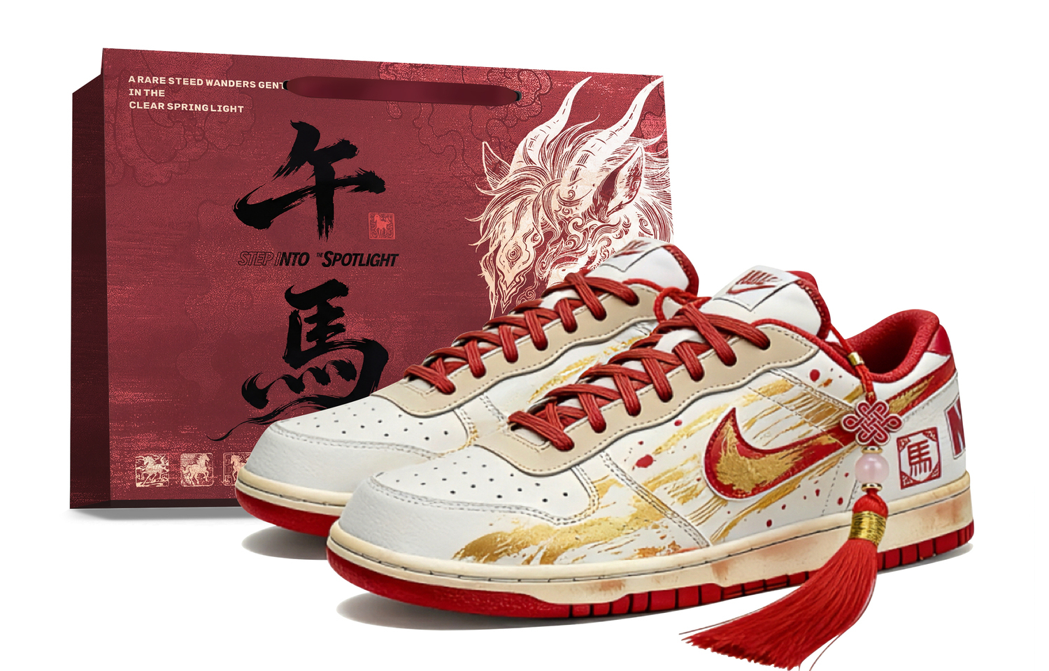 

Nike Большие устойчивые к истиранию дышащие низкие кроссовки для скейтбординга Unisex белые красные