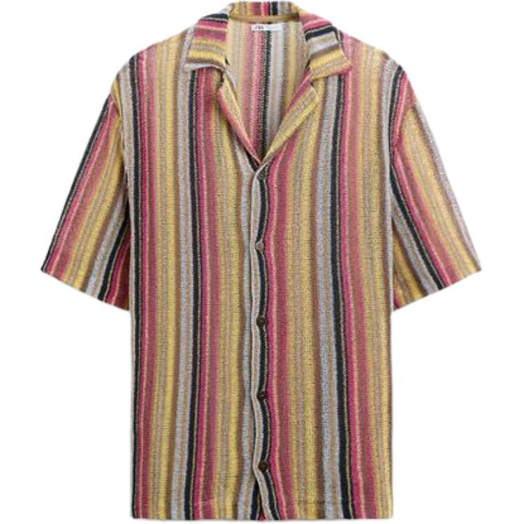 

Рубашка мужская многоцветная Zara, цвет Multicolor