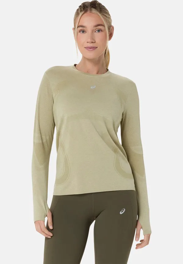 

Бесшовная футболка с длинными рукавами road Asics, Khaki Cream, Хаки, Бесшовная футболка с длинными рукавами road Asics, Khaki Cream