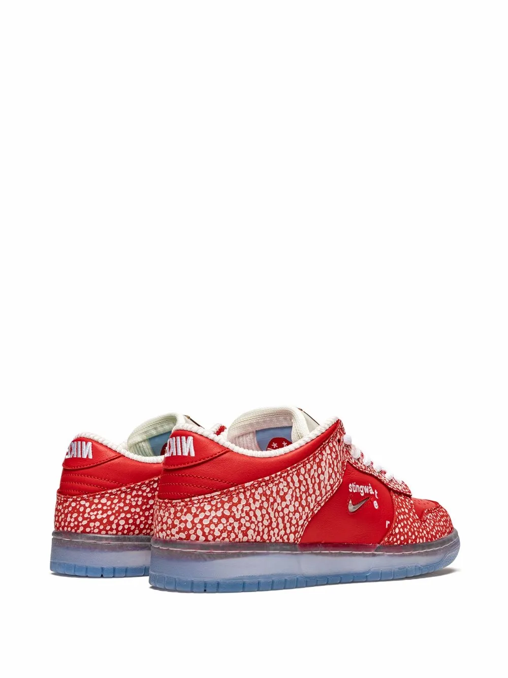 Кроссовки SB Dunk Low Magic Mushroom из коллаборации с Stingwater Nike, красный — фото 3