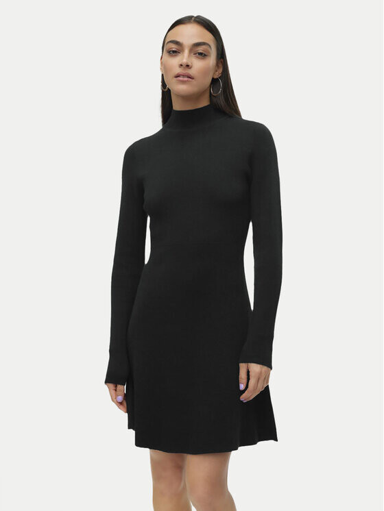

Трикотажное платье обычного кроя Vero Moda, черный