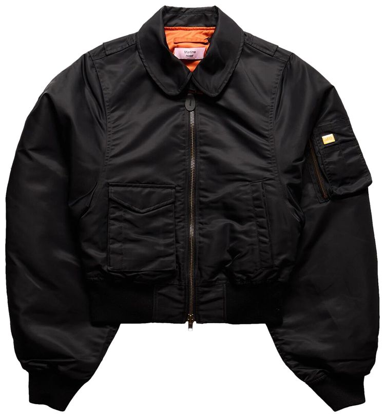 

Куртка Martine Rose Shrunken Bomber Jacket 'Black', черный
