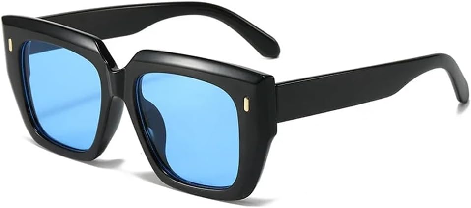 

Большие солнцезащитные очки для женщин с градиентными заклепками, мужские с защитой от УФ-излучения UV400, для занятий спортом на открытом воздухе, бега и путешествий generic, Black Blue