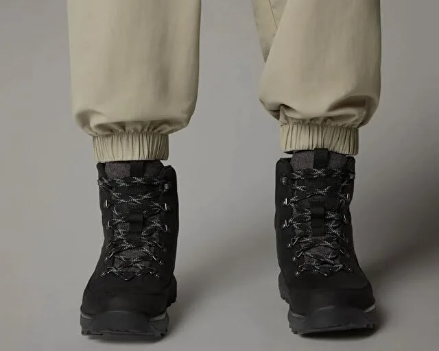 

Мужские водонепроницаемые треккинговые ботинки THE NORTH FACE Bergen из кожи | Утепленные зимние ботинки с подошвой 4,5 мм, черный