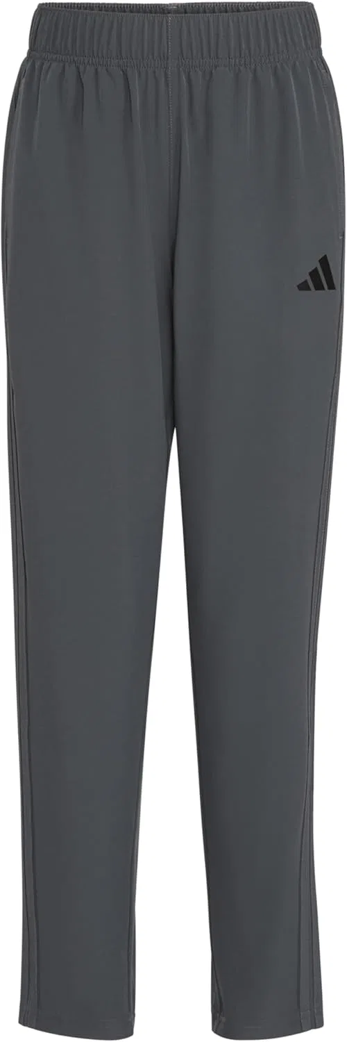 Детские брюки Adidas из эластичной ткани с тремя полосками, Grey Six