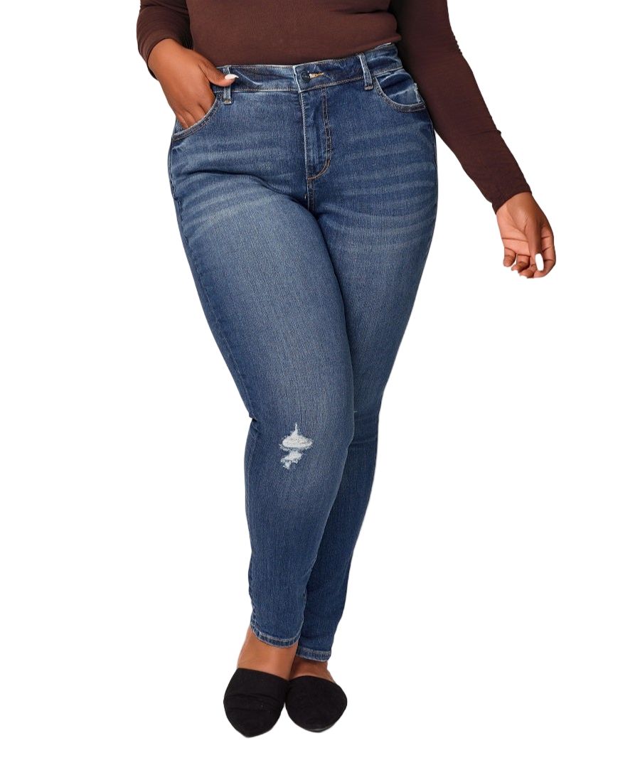 

Женские джинсы скинни с высокой посадкой, длина внутреннего шва 31 дюйм - Lydia SLINK Jeans, Lydia