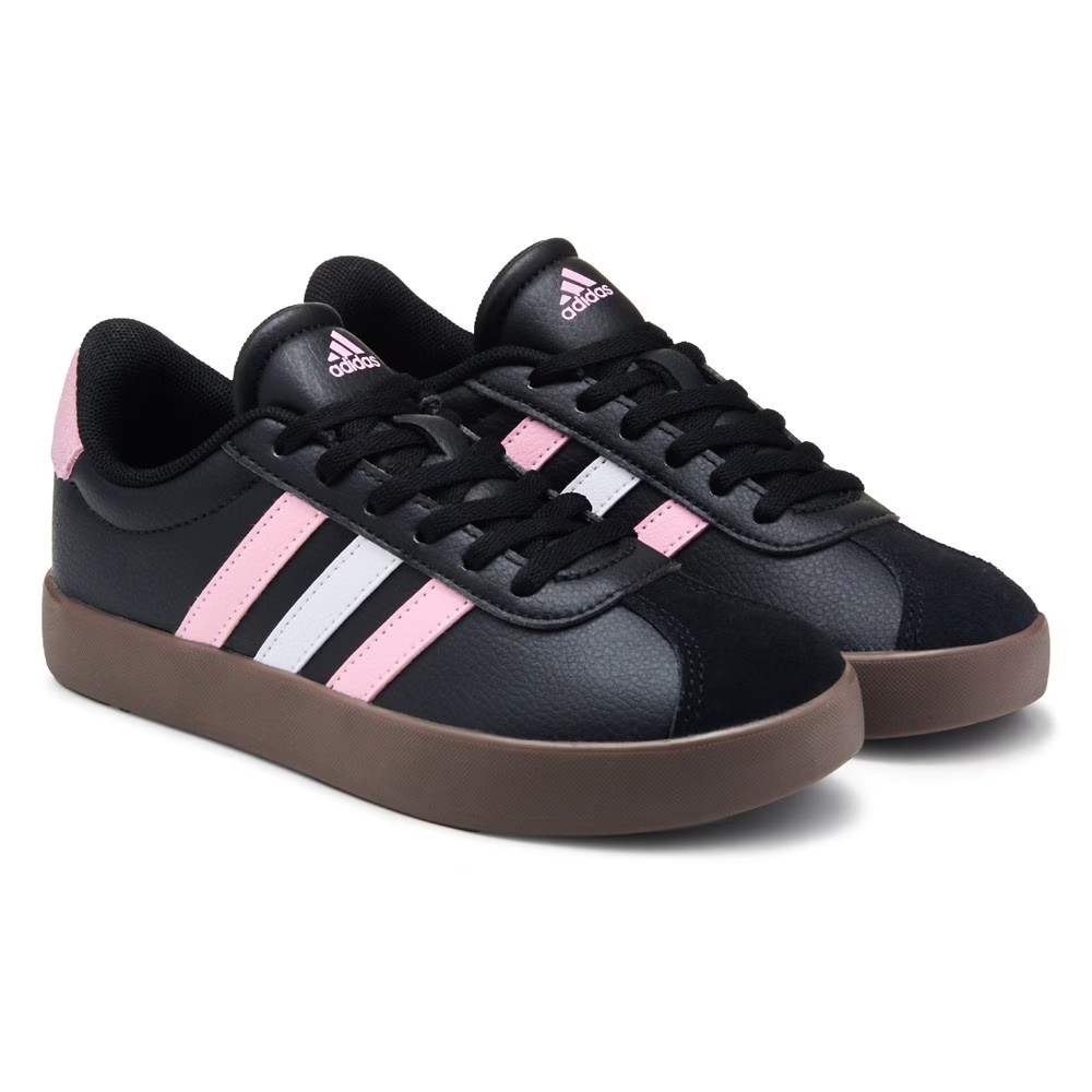 

Кроссовки Vl Court 3.0 для маленьких/больших детей Adidas, черный
