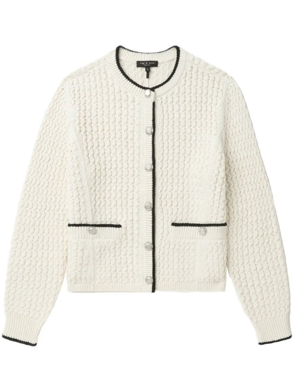 

Кардиган с контрастной отделкой rag & bone, нейтральный