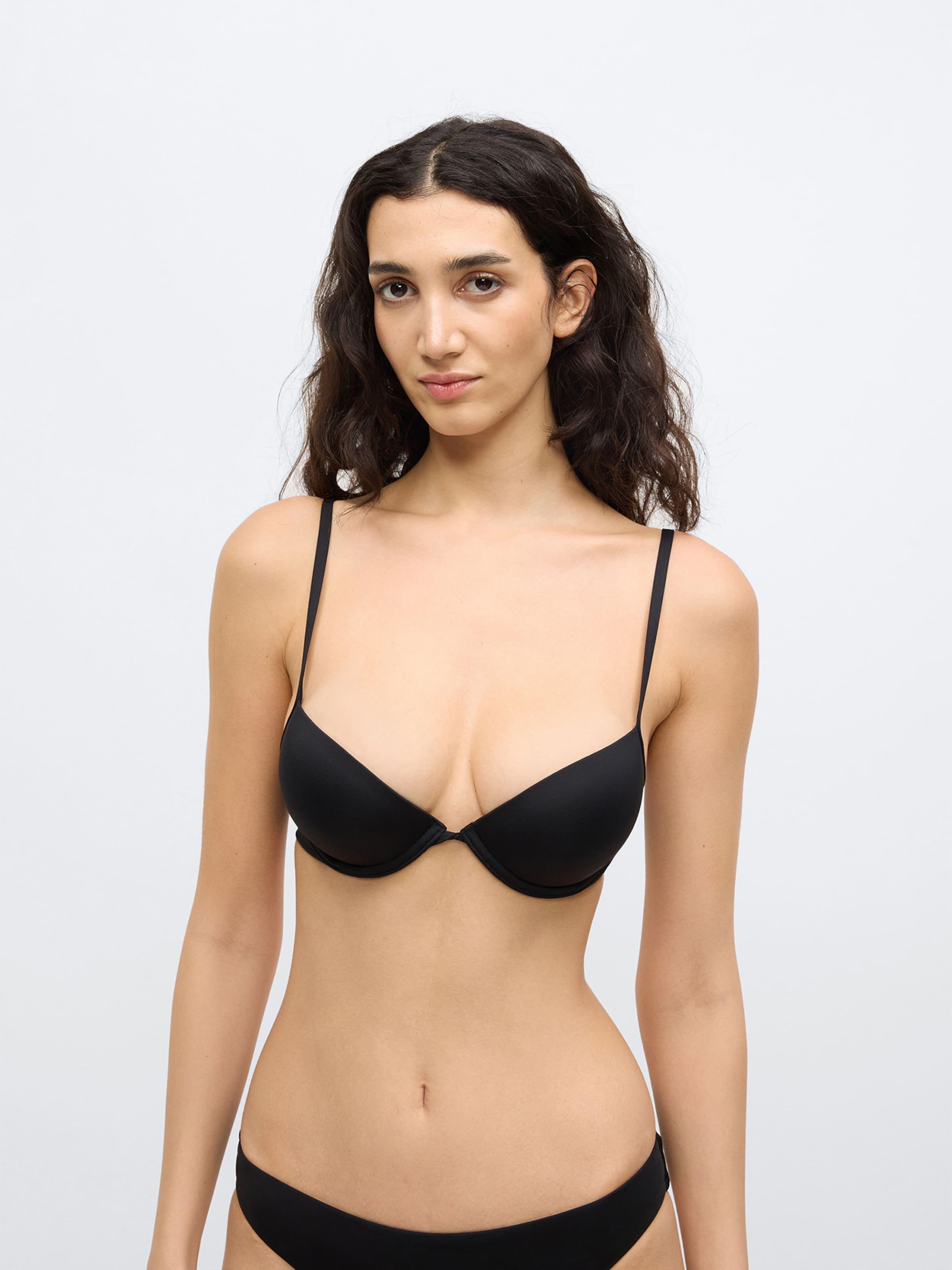 Calvin Klein Swimwear Топ от бикини с эффектом пуш-ап в черном цвете — фото 2