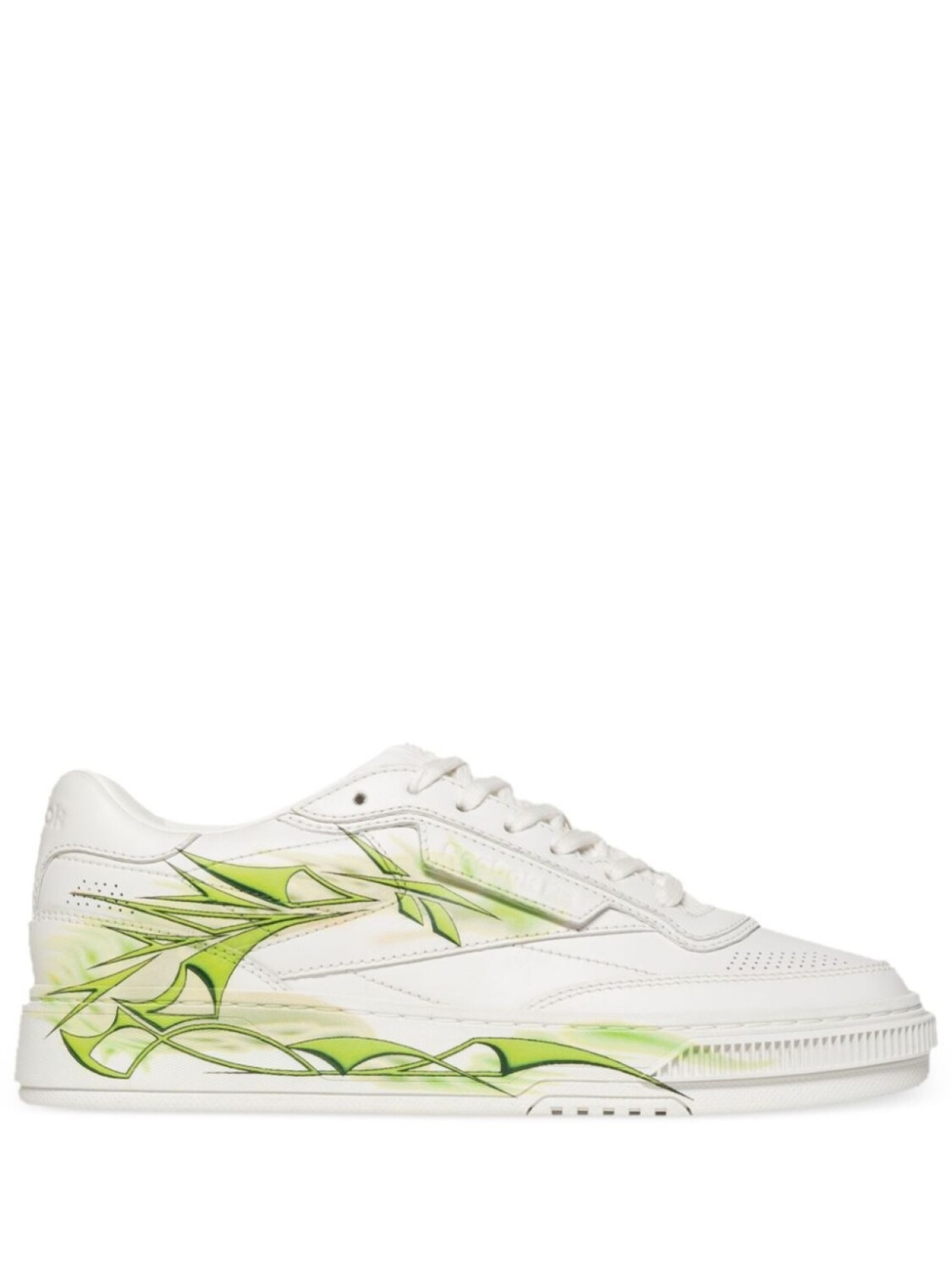 

Кроссовки Reebok Club C With Logo, белый/зеленый