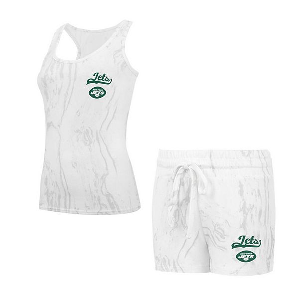 

Женский комплект для сна concepts sport new york jets quartz hacci из трикотажа: топ и шорты Unbranded