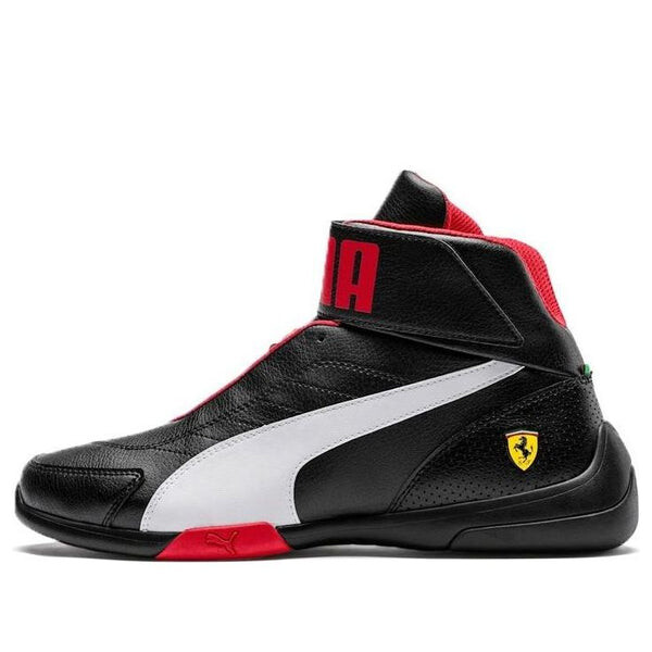 

Кроссовки scuderia ferrari x kart cat mid 3 'black red' Puma, черный