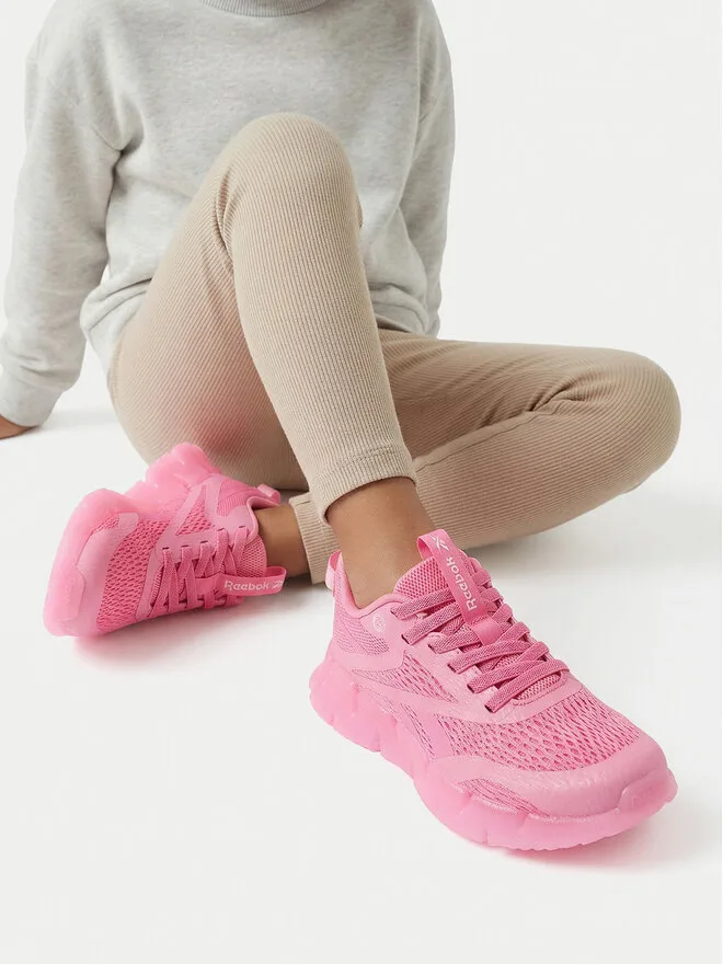 Reebok Кроссовки EO-ZIG N GLOW 3 ELASTIC LACE 100248754 розовые — фото 2