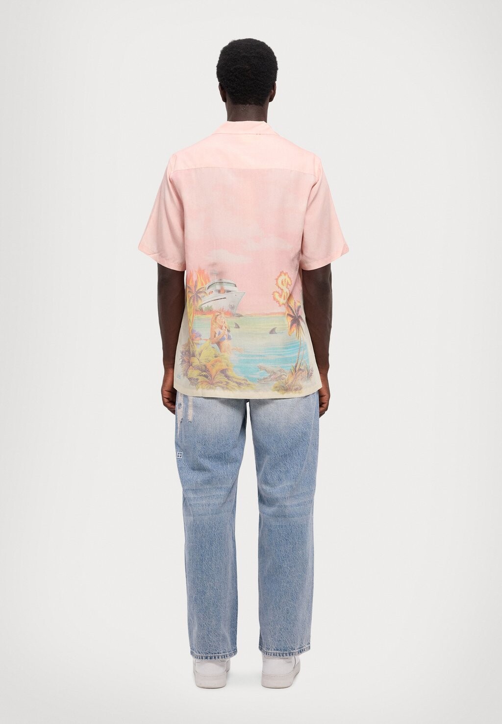 

Рубашка PARADISE LOST RESORT SHIRT Ksubi, светло-розовый