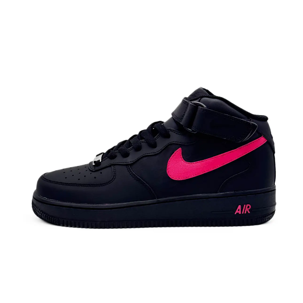 

Кроссовки Air Force 1 Red Flame Rider высокие скейтбордические унисекс Nike, черный