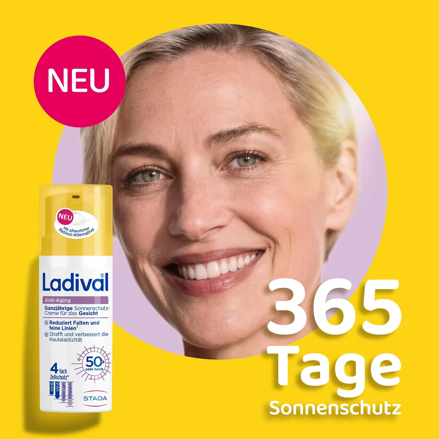 Солнцезащитный крем для лица Ladival Anti-Ageing SPF 50+, 50 мл Ladival — фото 3