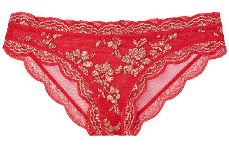 Victoria's Secret Трусы женские 1 шт Ярко-красные
