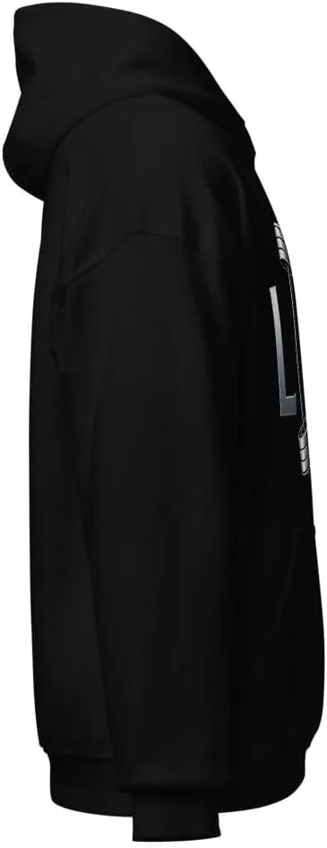 Толстовка с принтом LIFT Dumbbell Graphic Gym - мотивационная фитнес-тренировка для любителей спортзала Generic, черный — фото 4
