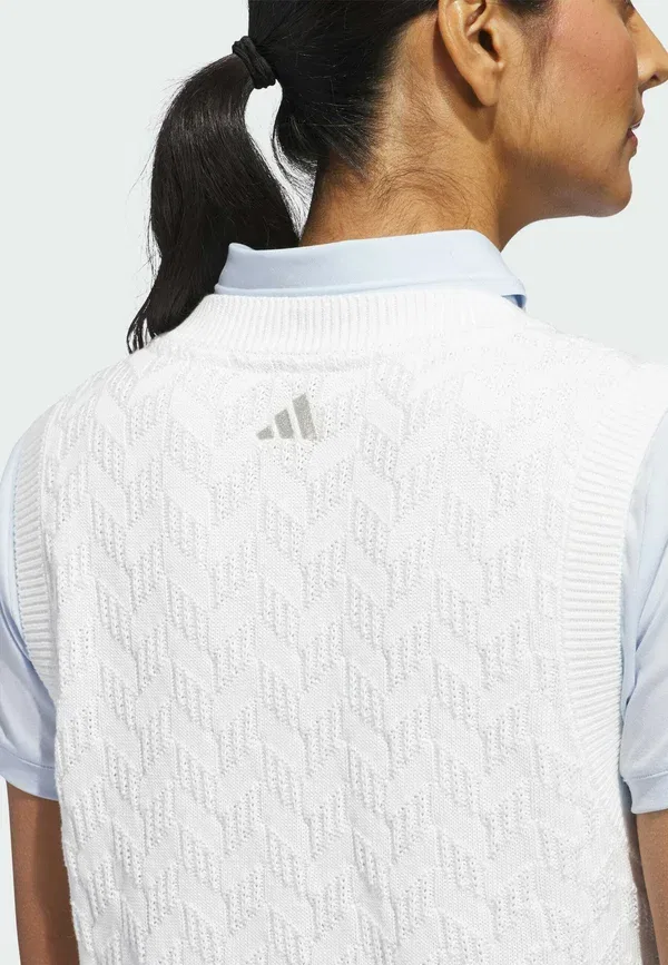 Жилет-свитер Ultimate365 tour Adidas Golf, белый — фото 4