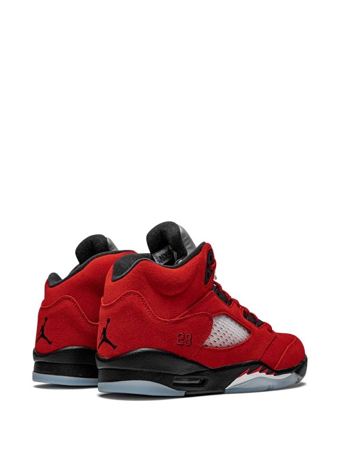 Кроссовки Air Jordan 5 Retro Raging Bull 2021 Jordan Kids, красный — фото 3