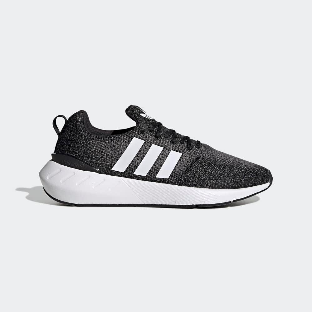 Мужские кроссовки adidas Swift Run 22, белый/черный/серый — фото 3