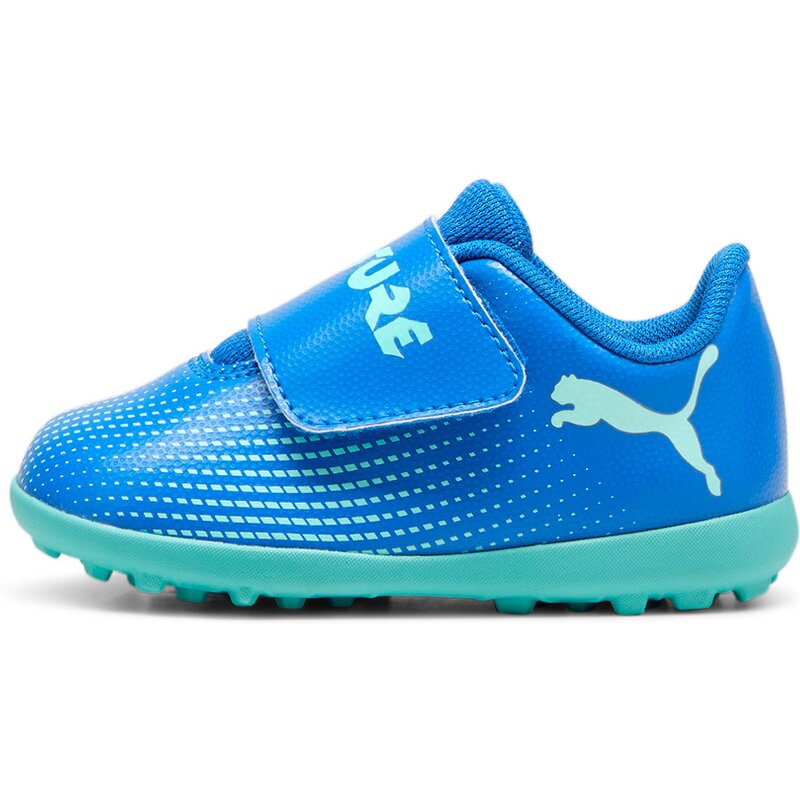 Футбольные бутсы для хард-корта future 7 play tt v inf Puma, цвет hyperlink blue-mint-puma white — фото 4
