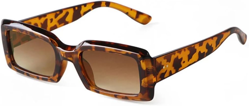 

Популярные модные прямоугольные солнцезащитные очки Ins для женщин в стиле ретро, ​​гелевые цветные очки, солнцезащитные очки UV400 для мужчин, сине-фиолетовые солнцезащитные очки UUPTTPL, Leopard Tea Gradient