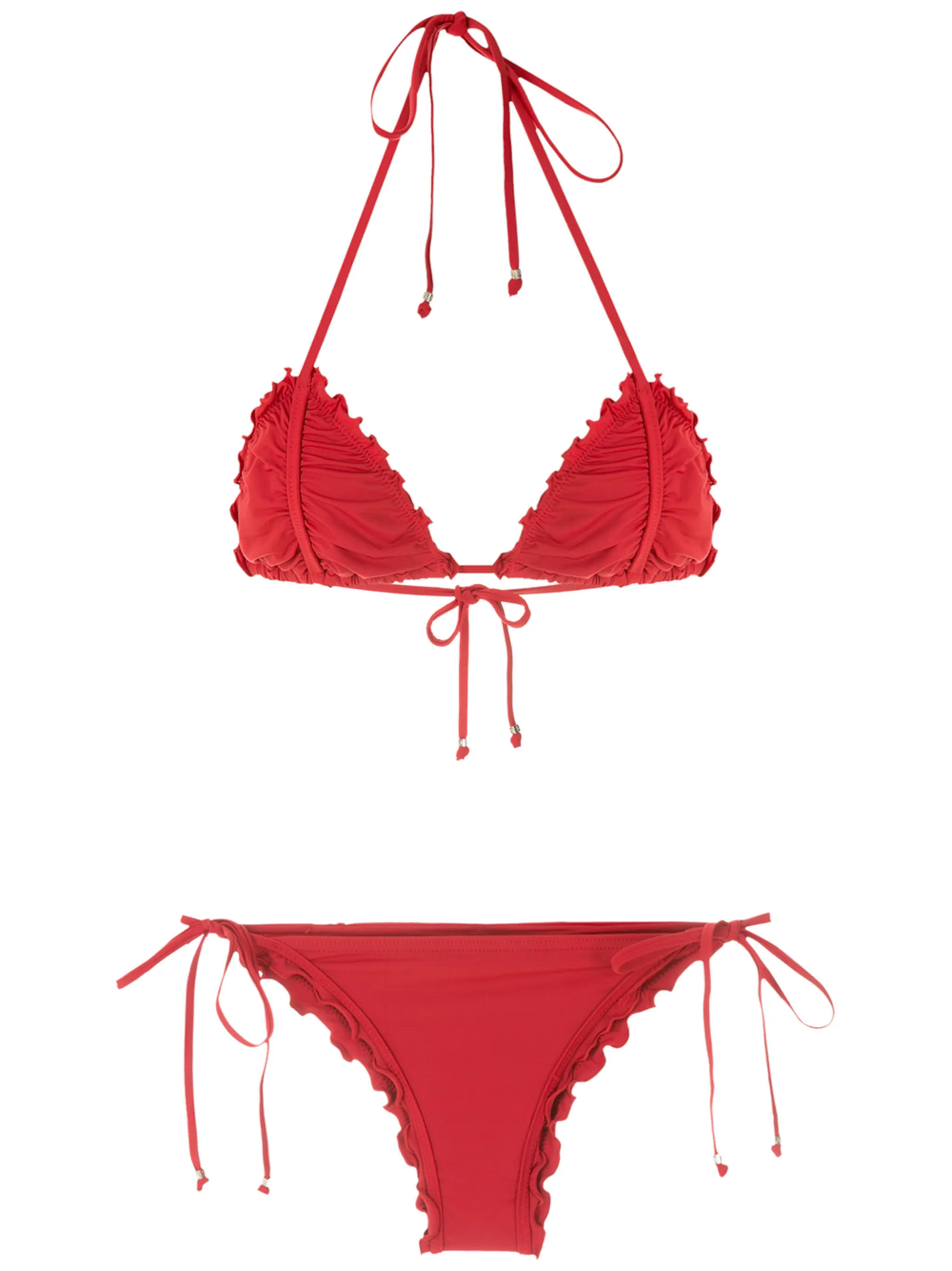 

Фактурное бикини Amir Slama, красный