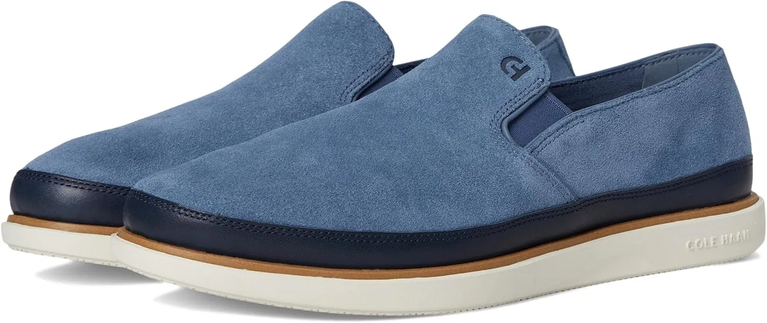 Мужские лоферы Cole Haan Grandpro Strawspoint Twin Gore, темно-синий