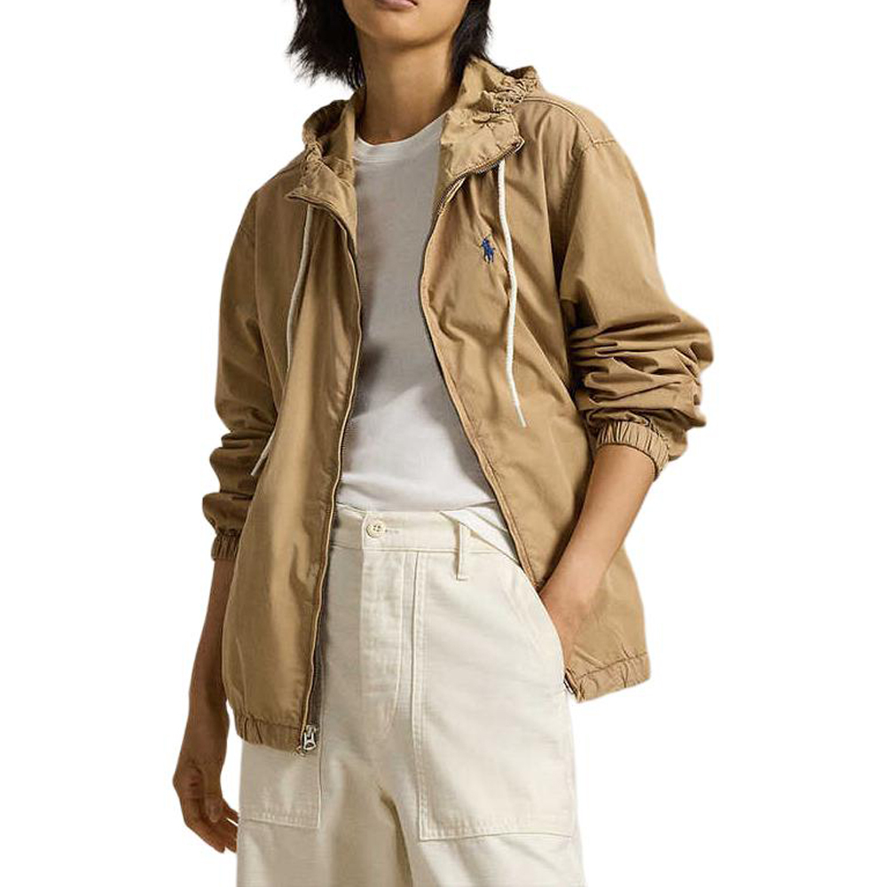 Куртка Twill Hooded Jacket 'Cafe Tan' Polo Ralph Lauren, желтый — фото 4
