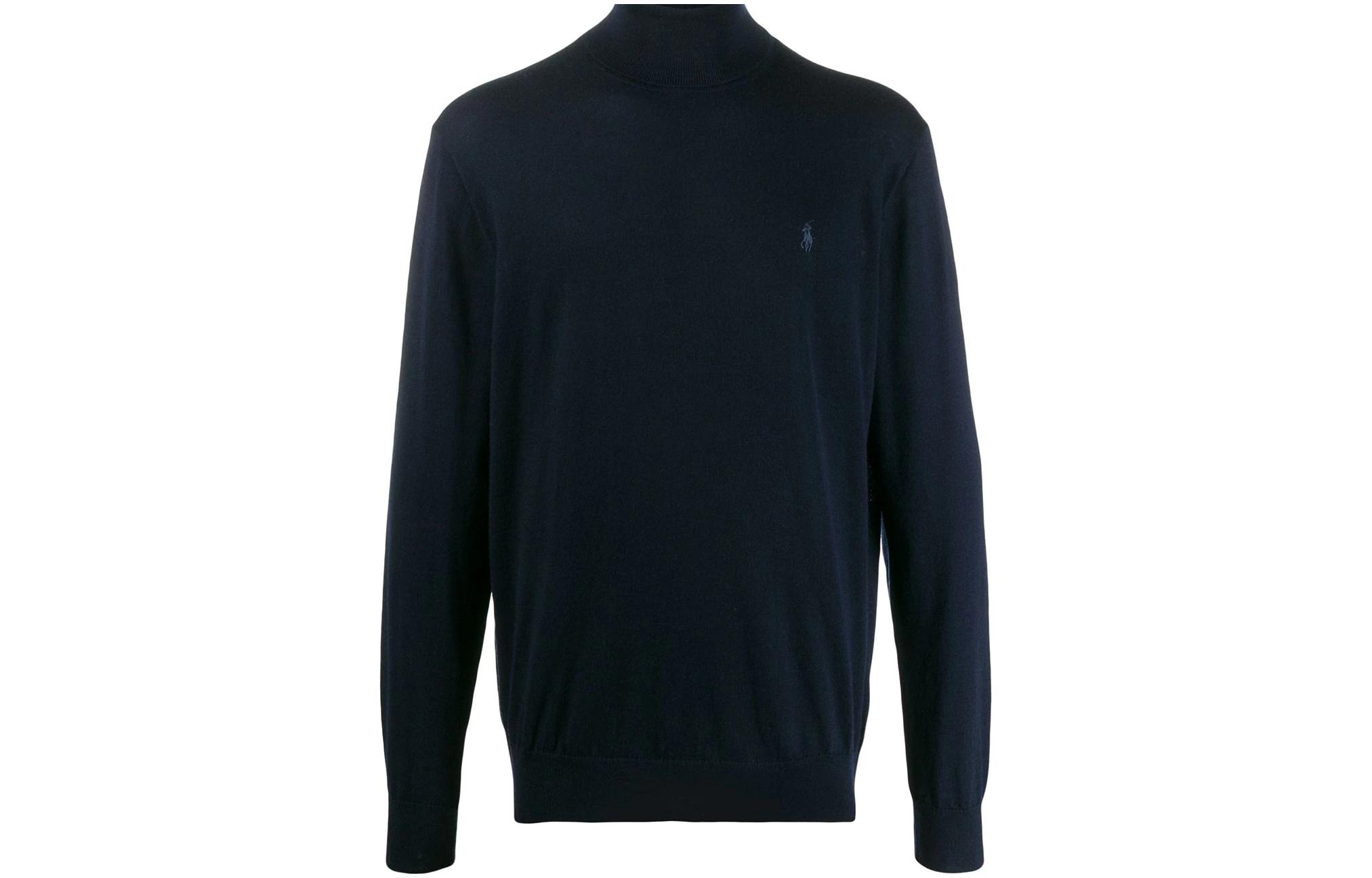 

Свитер с воротником-стойка Polo Ralph Lauren, черный