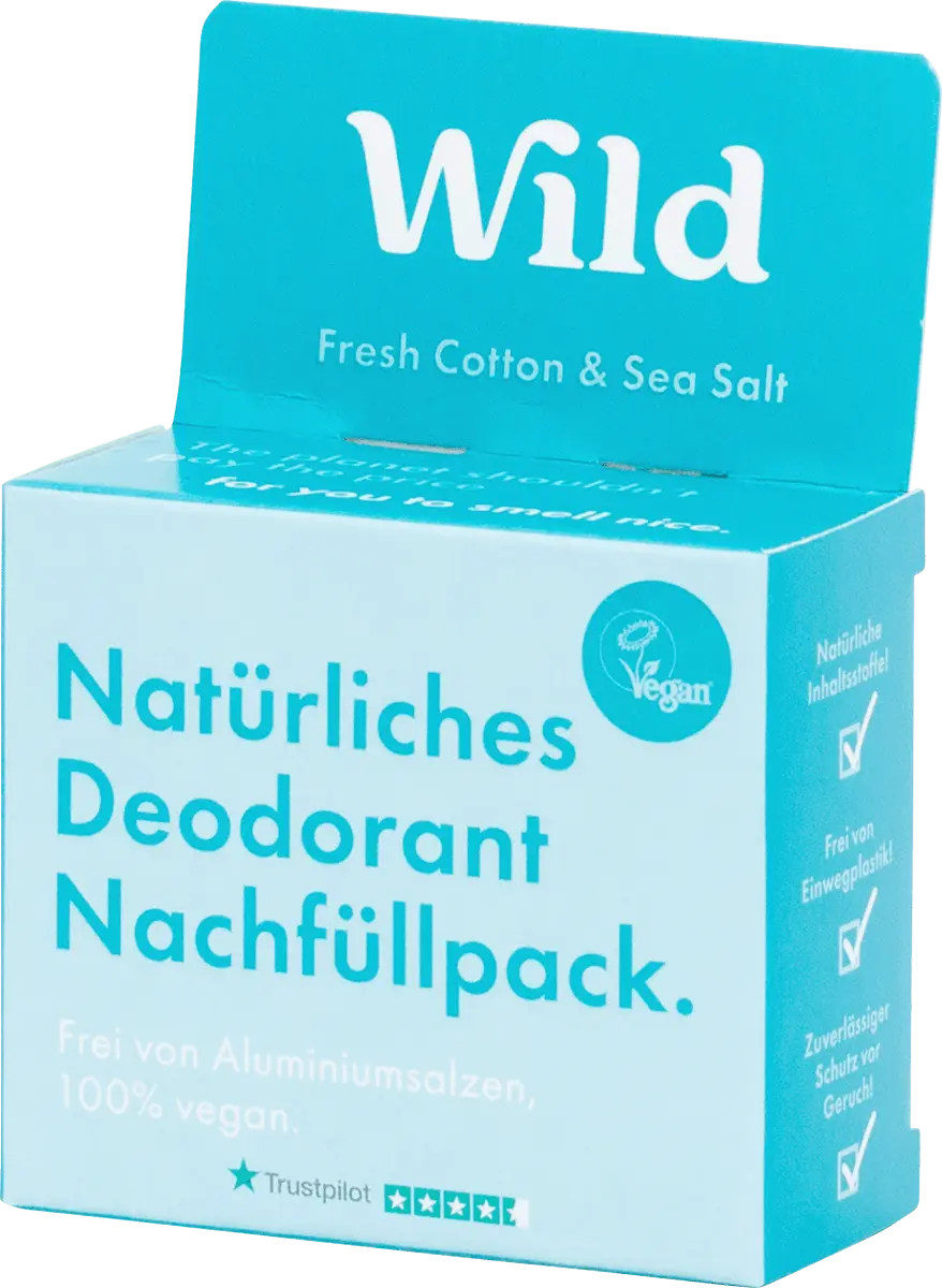 

Деостик Fresh Cotton Морская соль Nachfüllpack 40 г. Wild