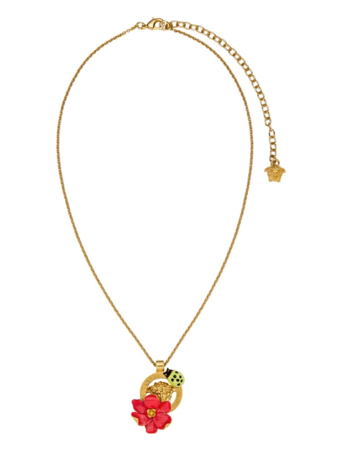 

Versace колье с подвеской Medusa, золотой