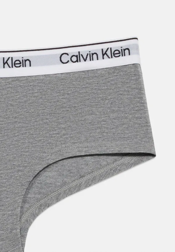 Трусы 2 шт Calvin Klein Underwear, серебристый пион/серый меланж — фото 4