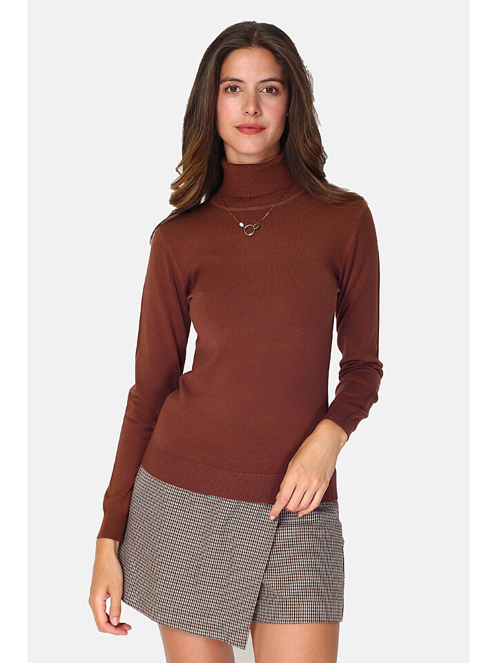 

Свитер William de Faye Rollkragen, коричневый