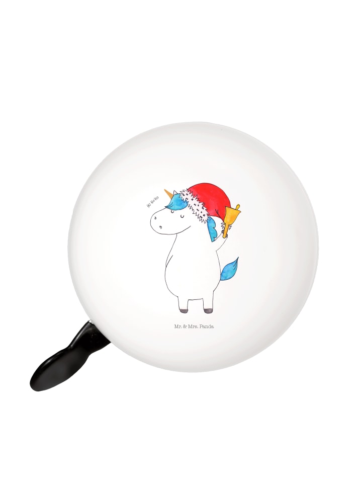 

Mr. & Mrs. Panda Велосипедный звонок с изображением единорога и Санта-Клауса без... белого цвета