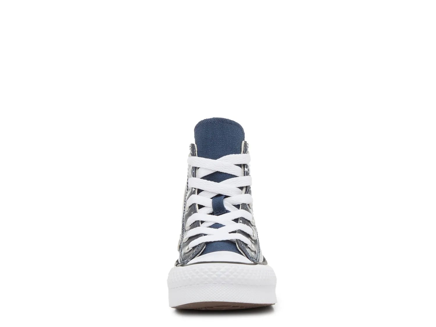 Кроссовки Converse Chuck Taylor All Star Glitter High-Top Sneaker - Kids', темно-синий — фото 2
