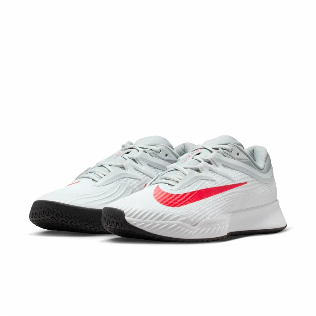 Мужские кроссовки для тенниса «Zoom Vapor Pro 3 HC» от Nike, White X Red — фото 3