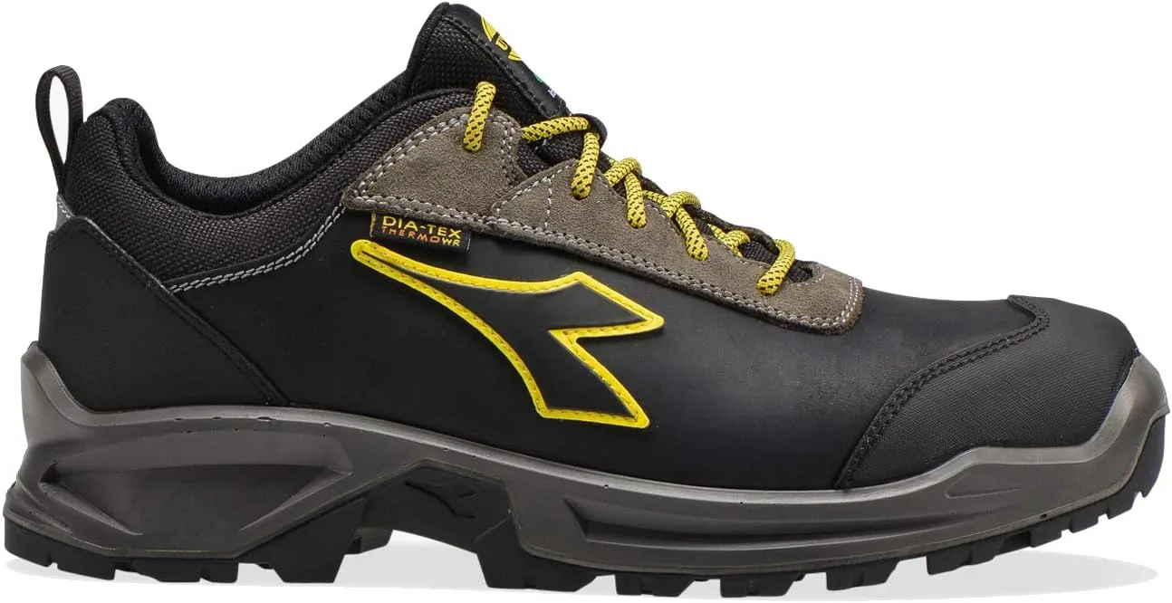 Мужские кроссовки UTILITY DIADORA Cross Sport DIATEX Low S3 WR CI SRC, черный/серый/стальной