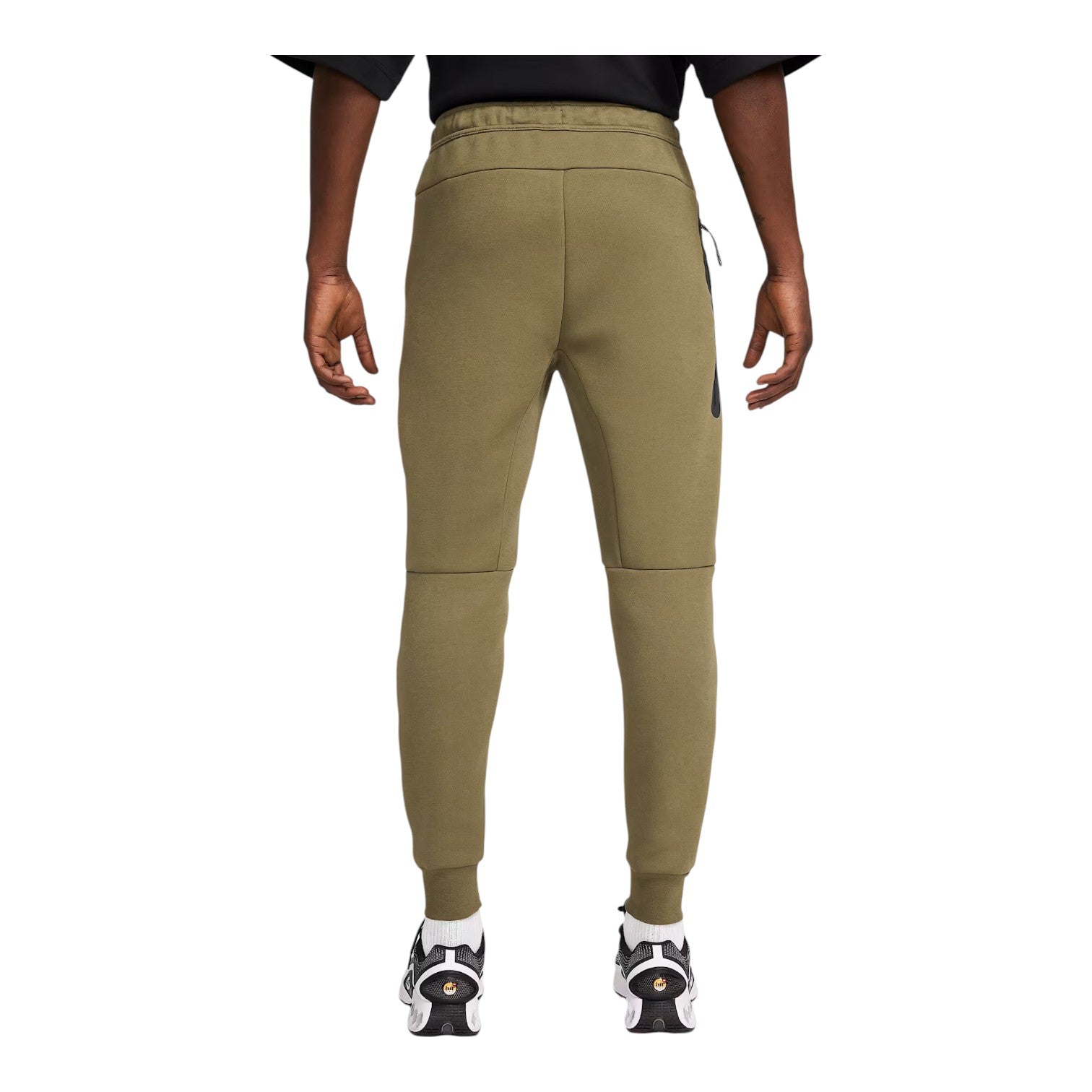 Спортивные брюки Nike Tech Fleece Joggers, цвет «Medium Olive Light Army Black» — фото 3