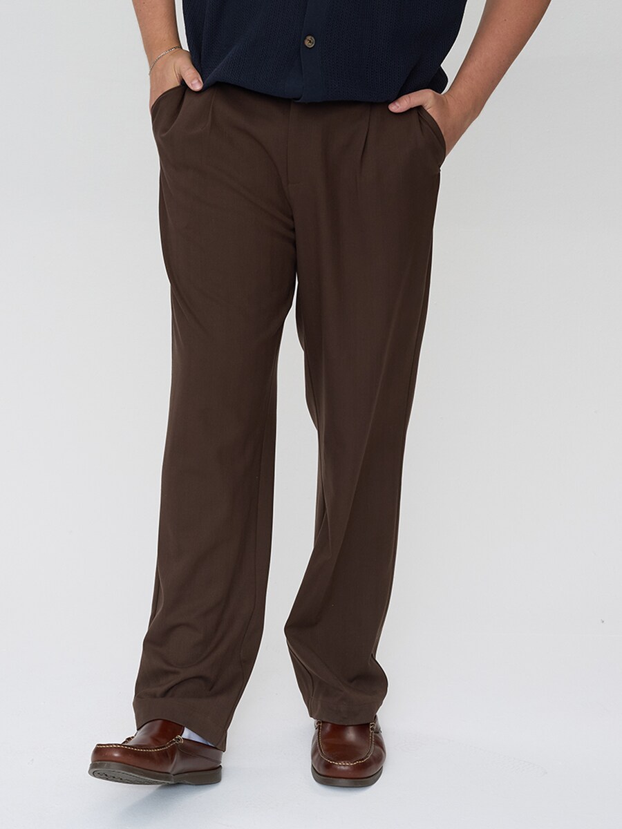 

Широкие брюки Dxnmxrk DXGais, коричневый