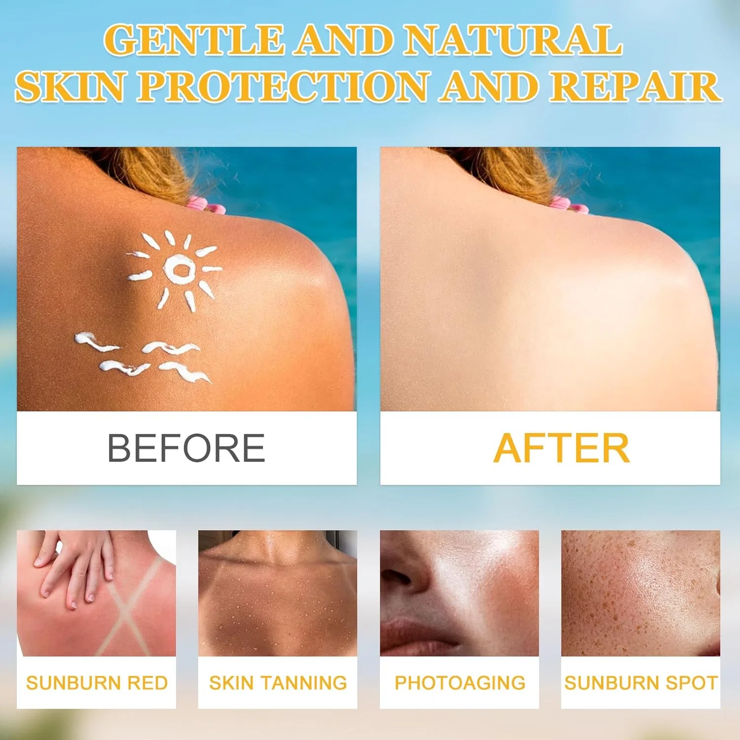Солнцезащитный крем с говяжьим жиром SPF 50 Muiefe — фото 4
