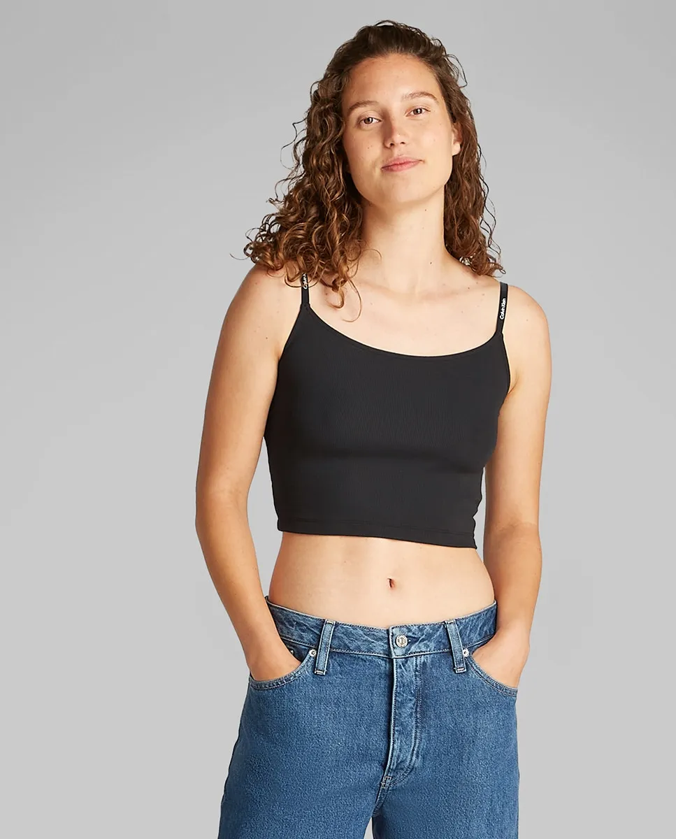 

Футболка женская на бретелях Calvin Klein Jeans, черный