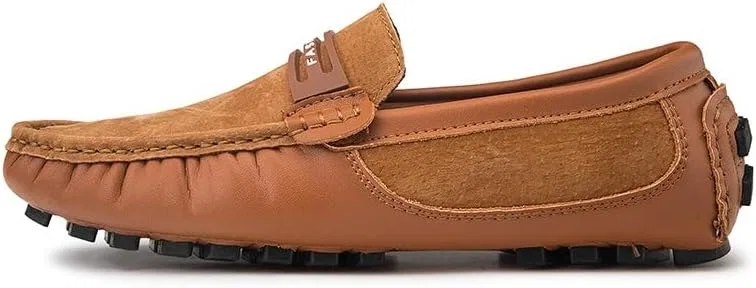 Мокасины замшевые мужские Loafers, коричневый SayfuR — фото 2