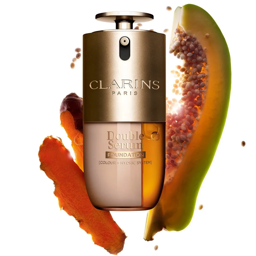 Тональный крем с двойной сывороткой Clarins, l2c, 30 мл — фото 2