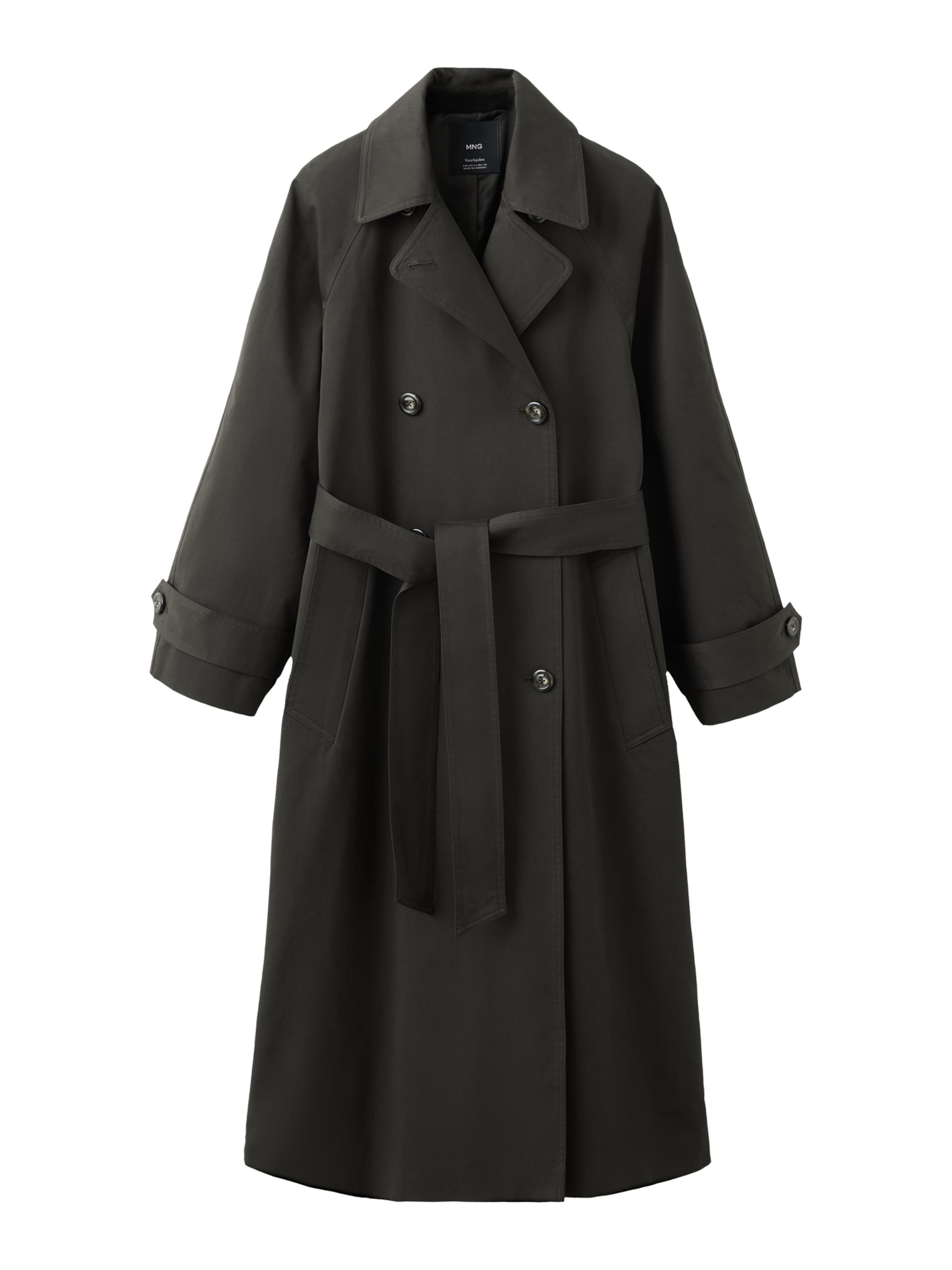 

MANGO Межсезонное пальто 'Angela' в темно-коричневом цвете