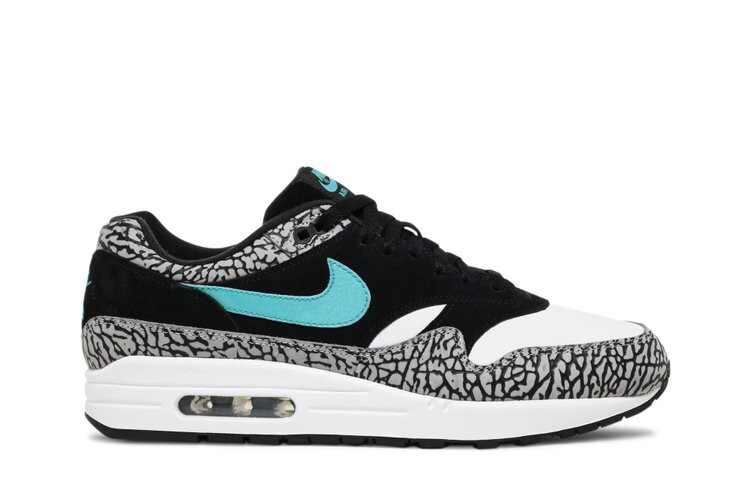 

Кроссовки Nike Atmos x Air Max 1 Retro 'Elephant' 2017, черный